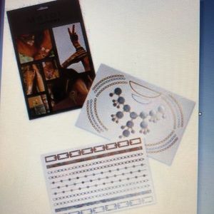 Macys Geo Chic Metallic Temporary Jewel Tattoos